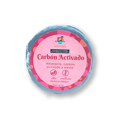 Oblea Carbón Activado - Amaranto y Stevia 60g