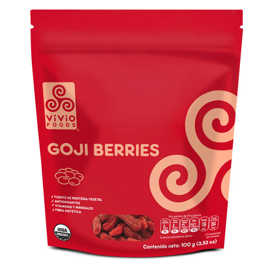 Goji Berries Orgánicas 100G (Caja 12 Piezas)