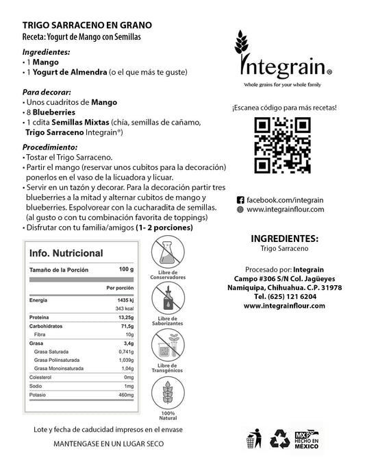 Trigo Sarraceno en Grano