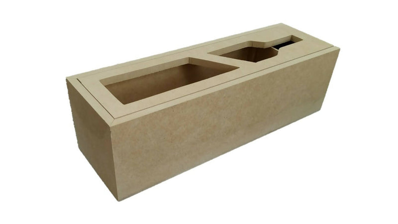 Caja de madera (MDF) para botella