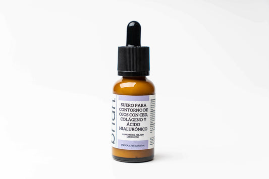 Suero Contorno de Ojos Briah con Cáñamo CBD Espectro Aislado 500 mg 30 ml