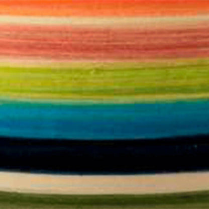 Cazuela Bowl con Asas Rayas de Colores