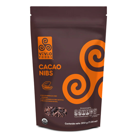 Cacao Nibs Orgánico 200 G (Caja 12 Piezas)