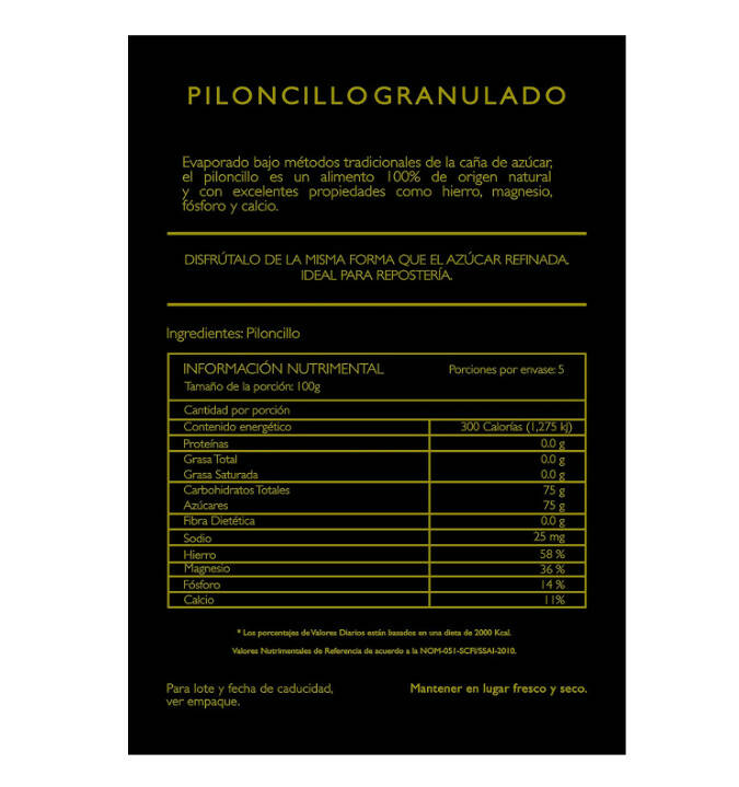 Piloncillo Granulado 500g