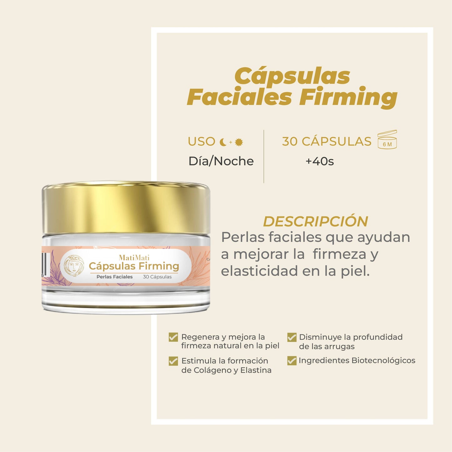 Cápsulas Faciales Firming