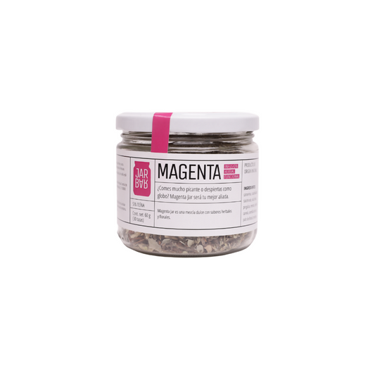 Magenta Jar (GÁSTRICO) Infusión dulce con sabores herbales y florales, 60g