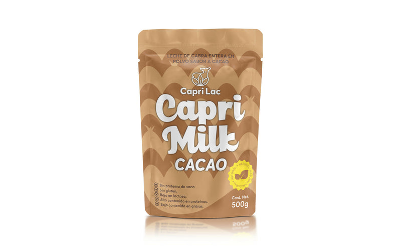 Leche Saborizada de Cabra en Polvo Sabor Cacao 500 gr