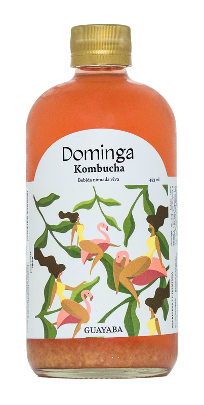 Dominga Kombucha Guayaba - 473 ml