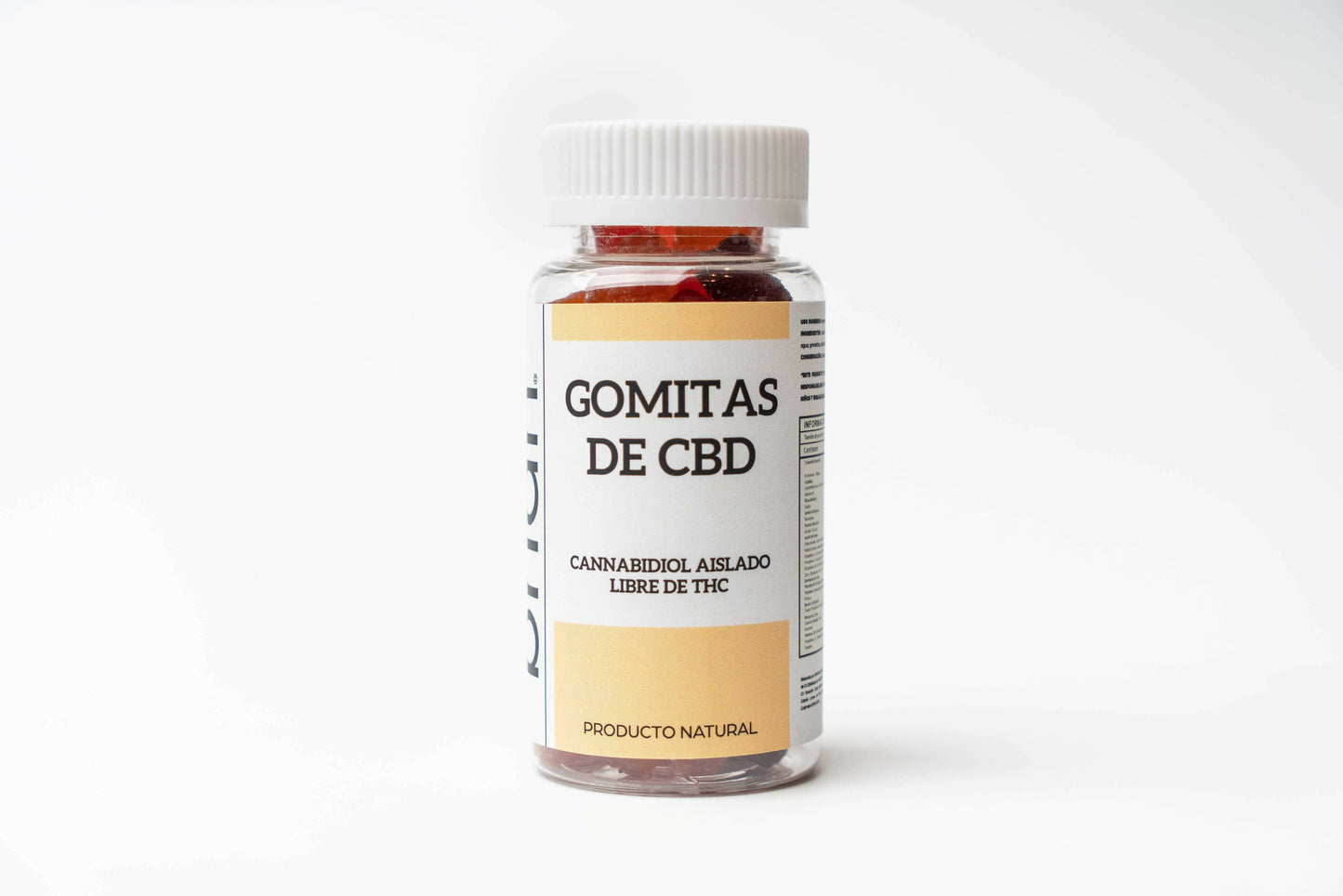 Gomitas con CBD Briah Frutales con Cannabidol Aislado 500 mg 30 piezas