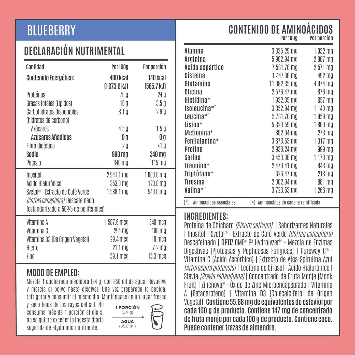 Fitmingo Proteina Bluberry 1.02kg