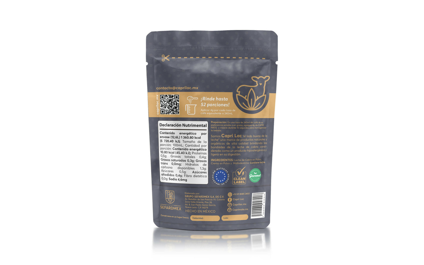 Crema para Café 210 gr