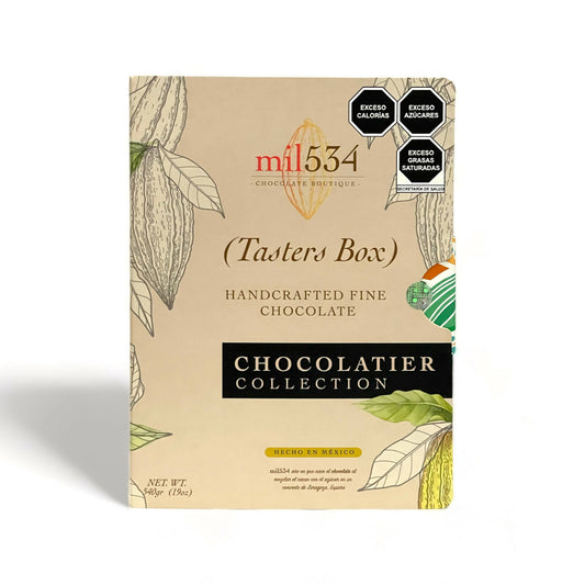 Caja de 6 barras de chocolate Chocolatier Collection 90g c/ una, 540g