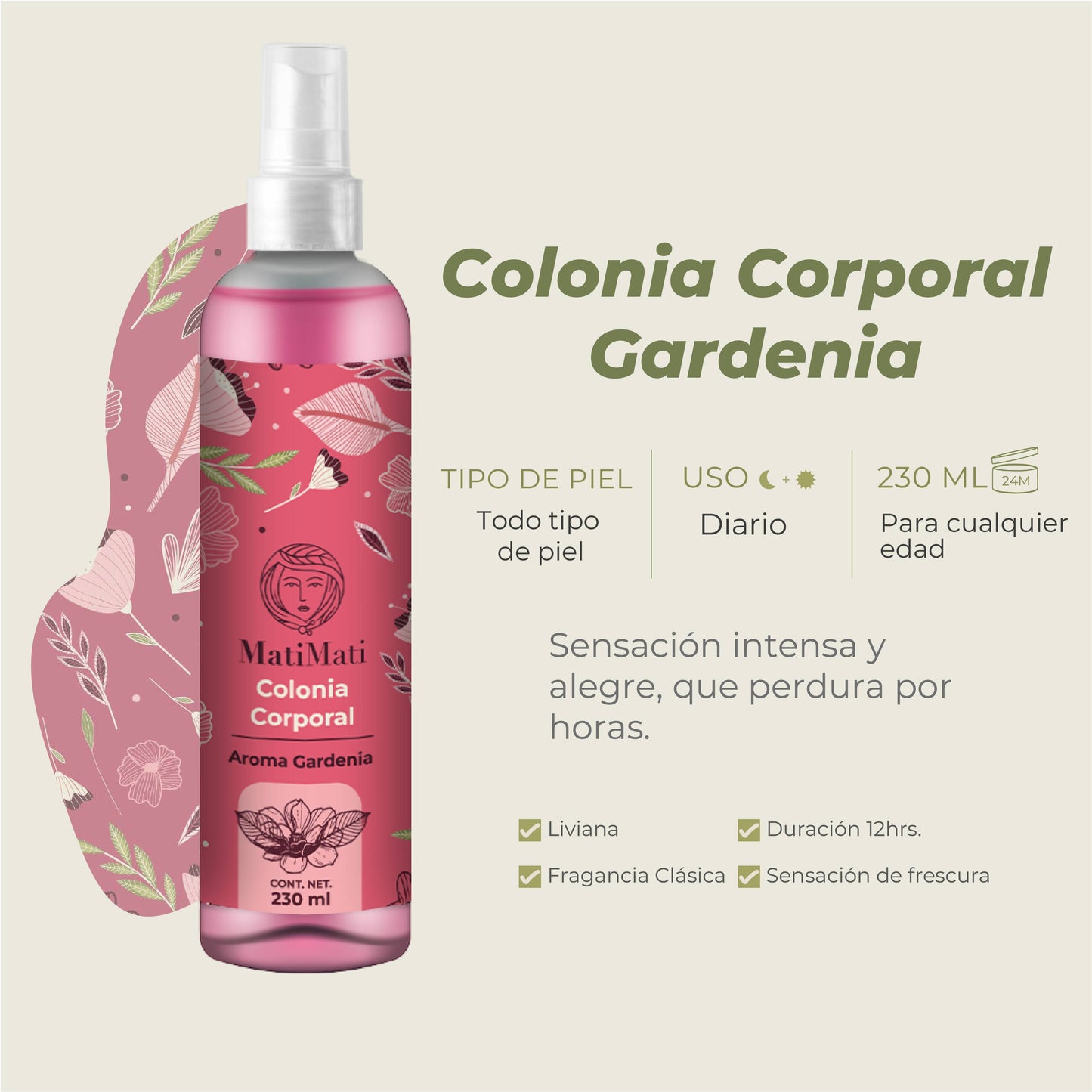 Colonia Corporal Gardenia