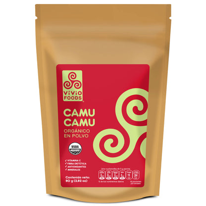 Camu Camu Orgánico en Polvo 80 G (Caja 20 Piezas)