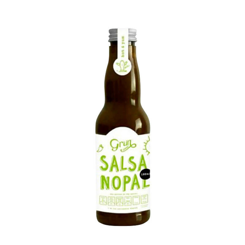 Salsa de Nopal 180 ml c/u Caja de 12 pzas