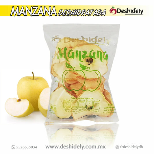 Fruta Deshidratada - Manzana Golden Deshidratada Natural 35g