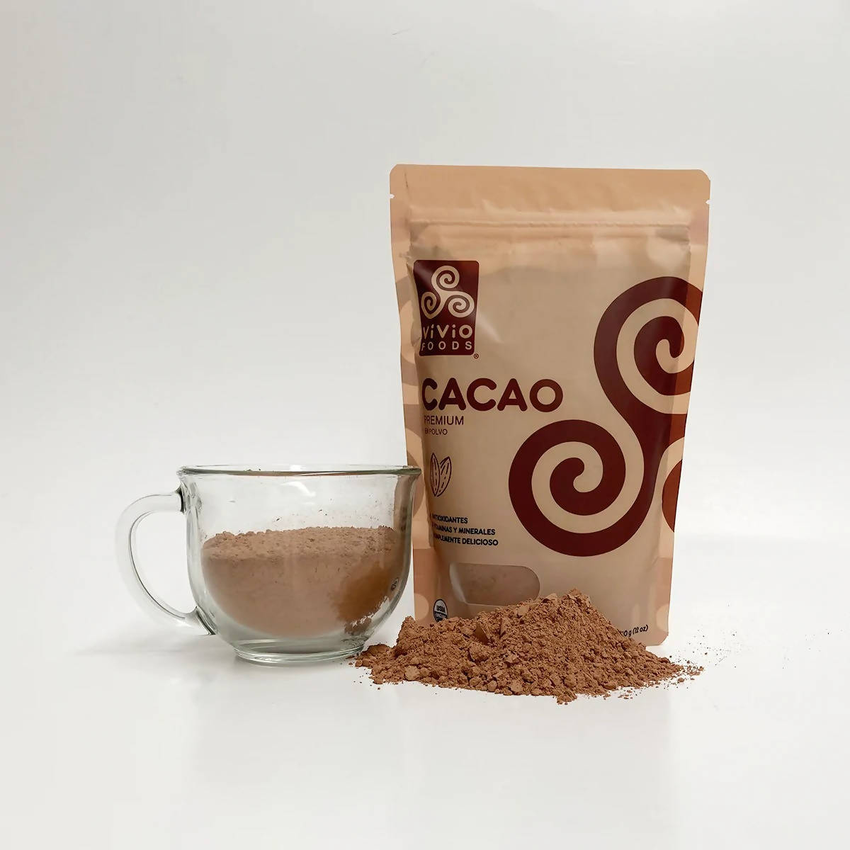 Cacao Orgánico en Polvo 340 G (Caja 12 Piezas)