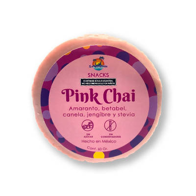 Obleas Pink Chai - Amaranto, Betabel, Canela, Jengíbre y Stevia 60g