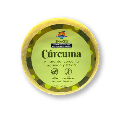 Oblea de Cúrcuma - Amaranto, Cúrcuma orgánica 60g