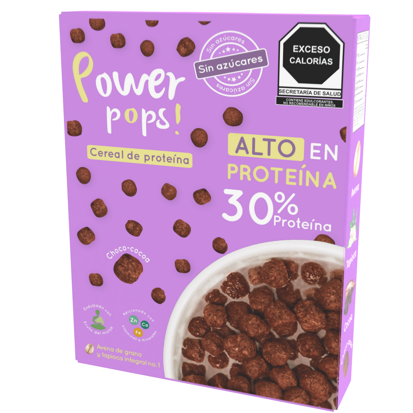Power pops! Cereal de proteína Sabor chocolate