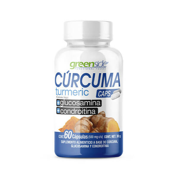 Cúrcuma + Glucosamina + Condroitina 60 Cáp