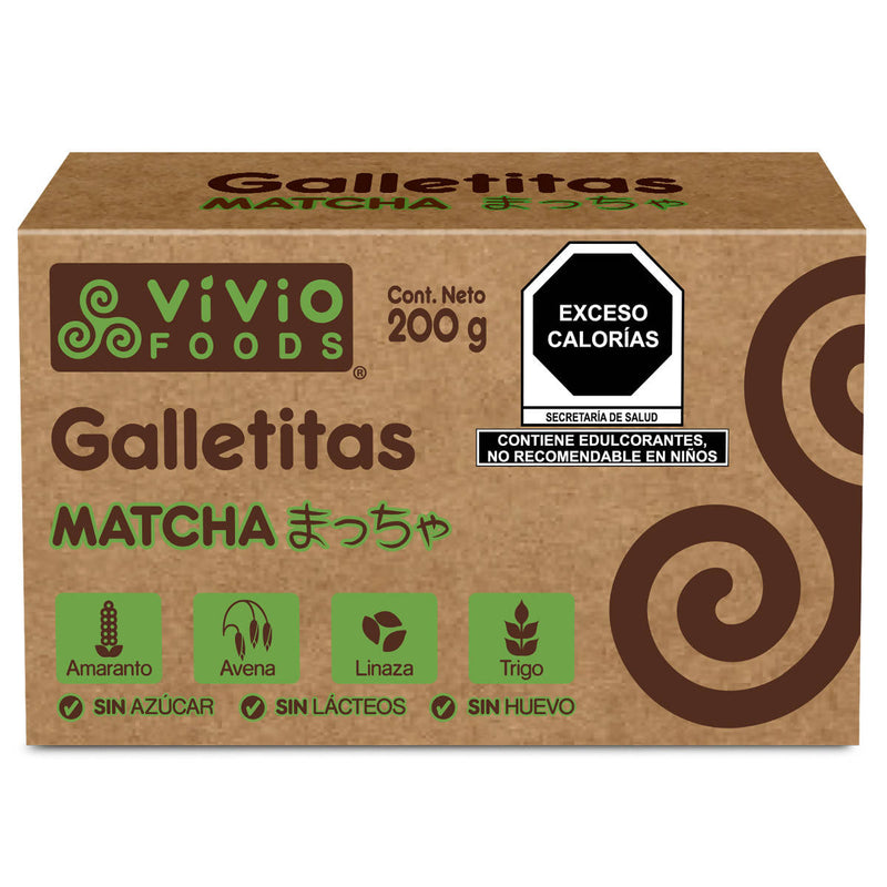 Galleta Matcha 200G (Caja 12 Piezas)