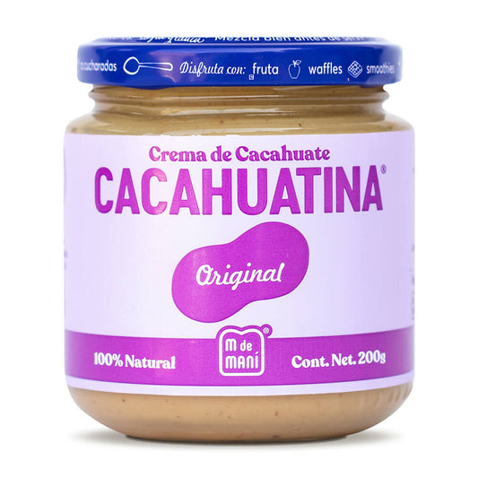 Mde Maní Cacahuatina Crema de Cacahuate 100% natural Frasco 200 gr